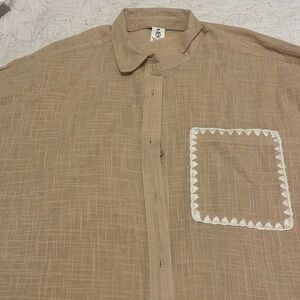 BRAND NEW COTTON SWING BEACH SHIRT
